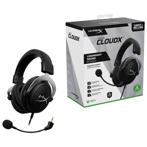 HyperX CloudX Xbox |c/1 Ano e 3 Meses de Garantia