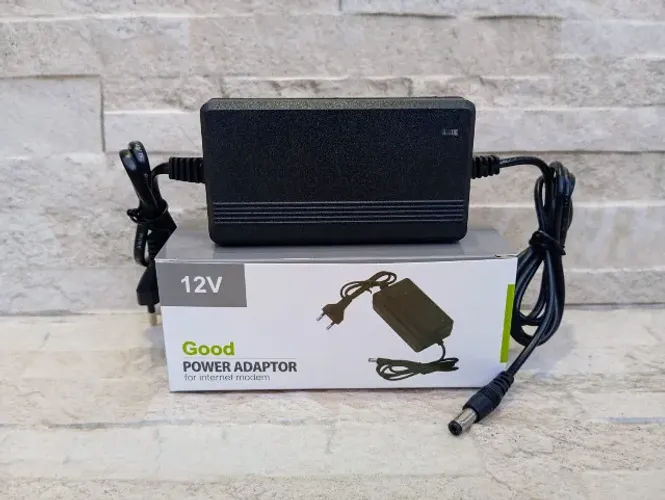 Fonte 12v 5a Bivolt- Preta 5 Amperes - Plug P4