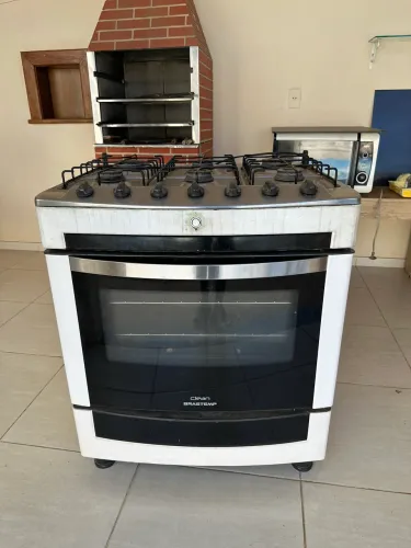 FOGAO 6 BOCAS BRASTEMP