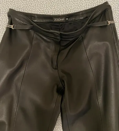 Calça Couro (Legítimo) Zoomp Preta 38