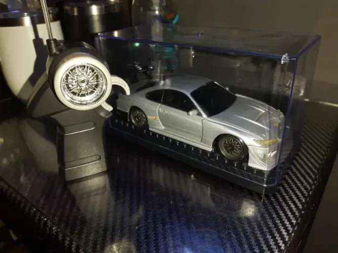 Rc Drift Package Light No.6 Nissan Silvia S15 - 1:26 Cinza