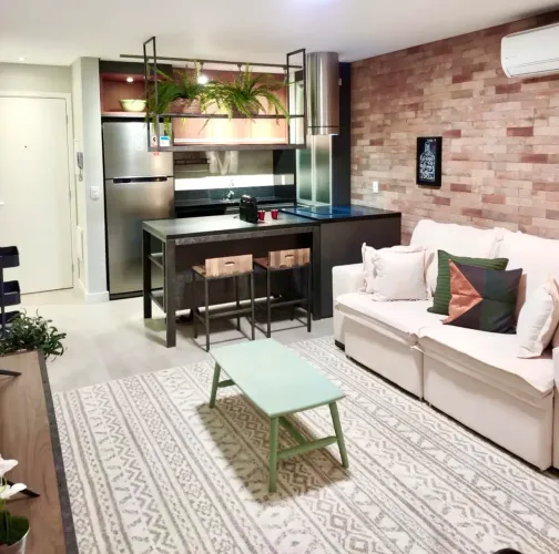 Apartamento para aluguel possui 52 metros quadrados com 1 quarto