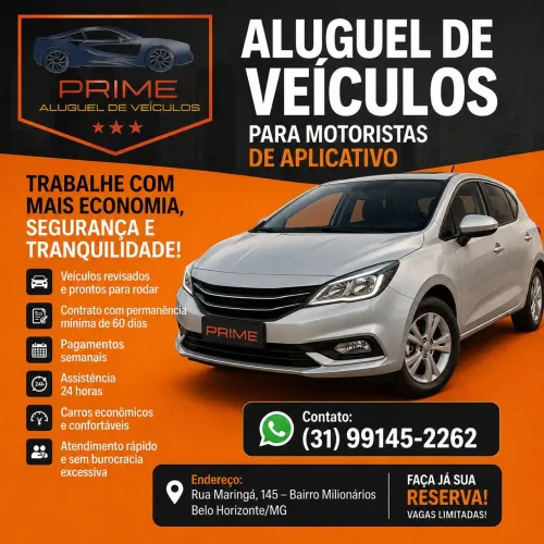 Aluguel | Locação de carros HB20/Onix para aplicativos Uber 99