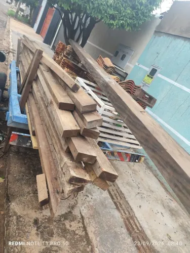 Material de construção usado