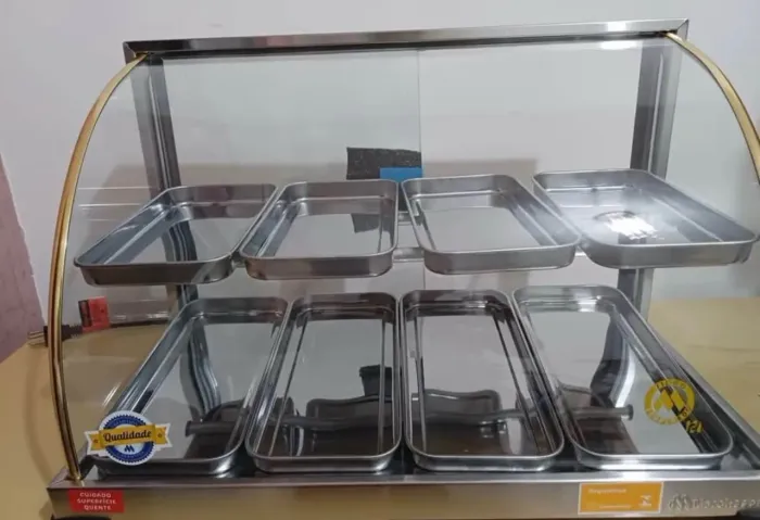 Estufa Para Salgados 8 Bandejas Dupla Linha