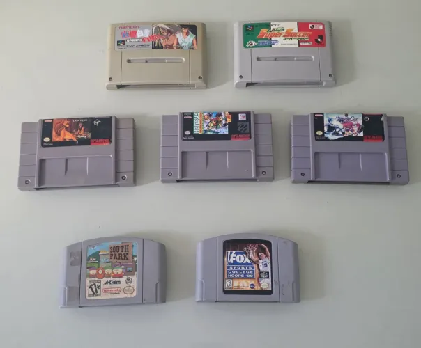 Jogos Super Nintendo e N64