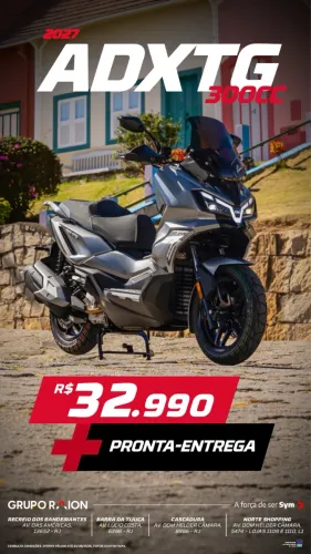 SCOOTER ADXTG 300 - R$32.990,00 - MATHEUS - *