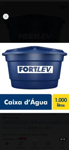 Caixa d'água fortleve 1000 LT