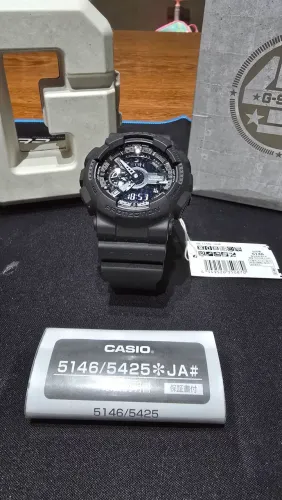 Casio G-Shock GA-114RE--1AJR Edição Limitada 40anos Black-out novo japonês