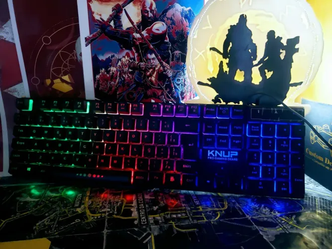 Teclado Gamer kinup V/T descrição abaixo