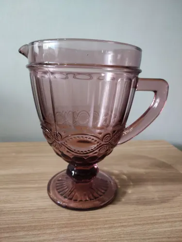 Jarra 1 litro Vidro Lilás