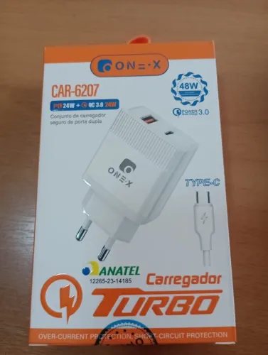 Carregador Turbo 5.1A ONEX - Entrega Grátis em Campo Grande MS!