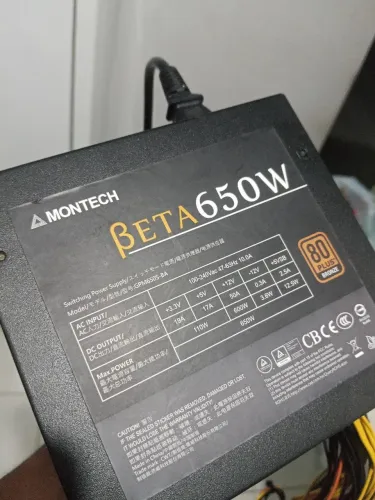 Fonte 650w montech 80 plus bronze