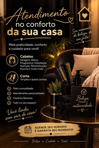 Cabeleleira a domicílio ?