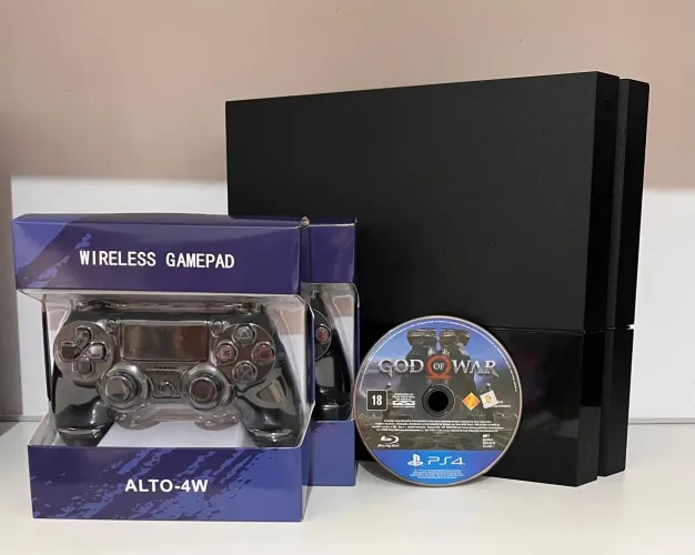 PlayStation 4 500G vários jogos Todo revisado controles lacrados