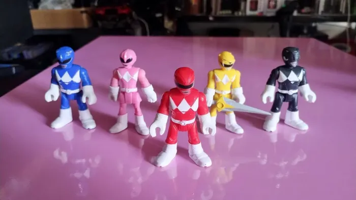 Imaginext Power Rangers cinco peças