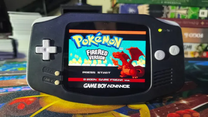 Game Boy Advance IPS Reversível para original, acompanha jogo