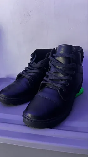 Bota unissex | modelo coturno casual