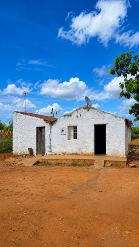 Pequena chácara rural