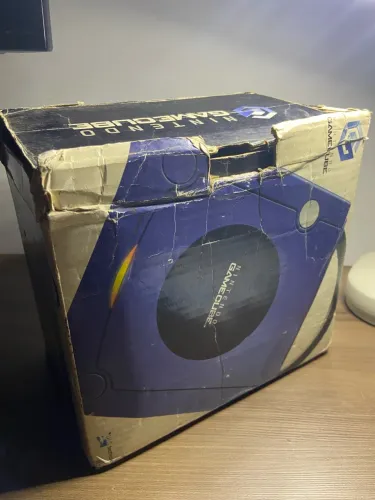 Caixa vazia Original GameCube sem Berço