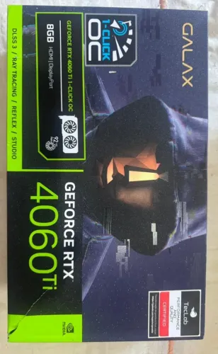 RTX 4060 Ti 8GB Galax - Nota Fiscal + Testes - Nunca minerou