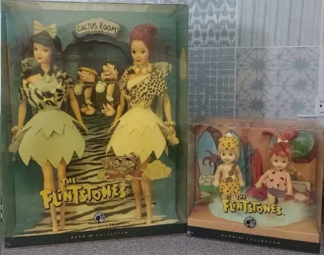 Barbie - The Flintstones - Wilma e Betty e Pedrita e Bam-Bam - 2008