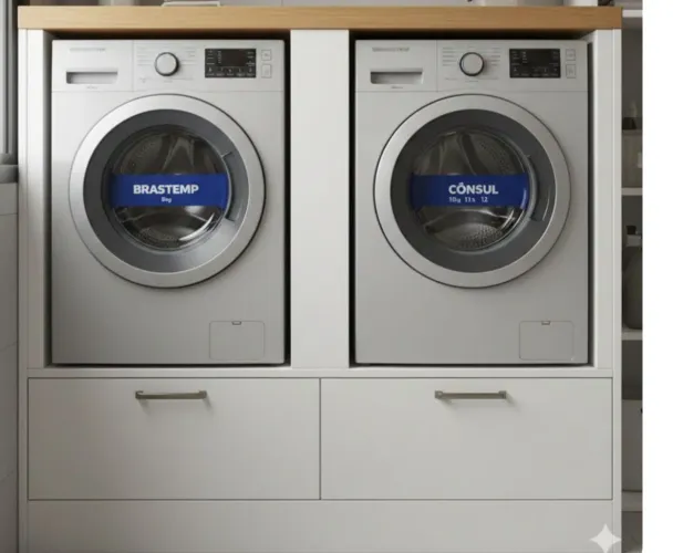 Gabinete de máquinas de lavar