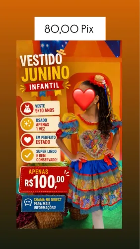 Vestido Junino