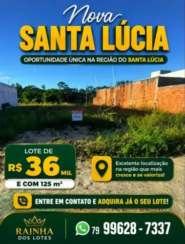Lote Escriturado - TERRENO no Loteamento nova Santa Lúcia - Rainha dos Lotes.