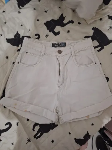 Shorts jeans branco