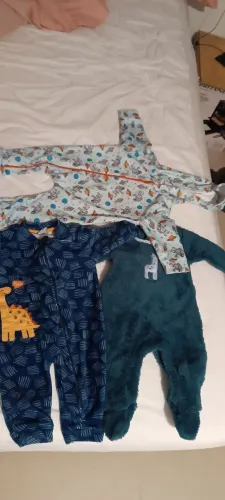 Kit macacão inverno 3 a 6 m