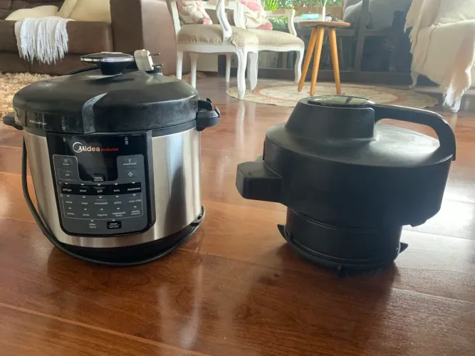 Panela elétrica 2 em 1