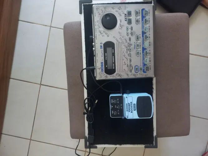 Dr3 boss com bag e pré amplificador 