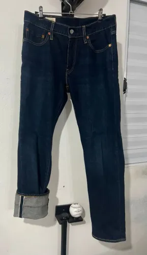 Calça Jeans Levis 511 Selvedge Premium Slim azul escuro