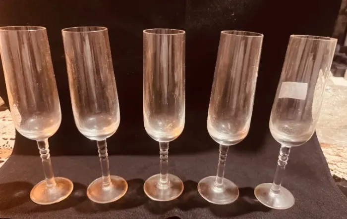 Conjunto de taças de Champanhe 5 Unidades