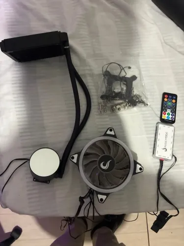 Kit fans, water cooler 120 e controladora Rise Mode