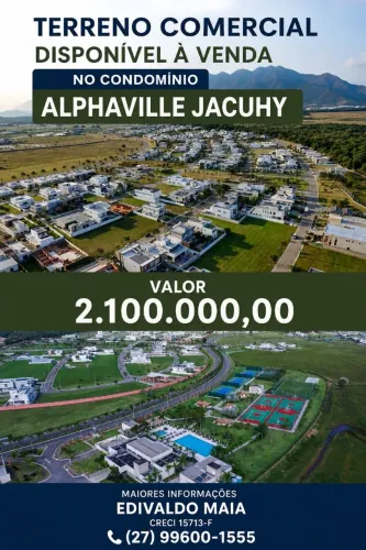 Terreno, 1.291 m², à venda por R$ 2.100.000 - Alphaville Jacuhy