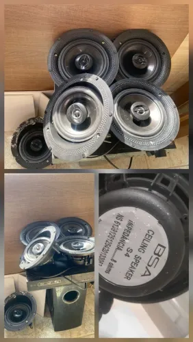 ?Kit Som Ambiente + Home Theater LG - 5 caixas + subwoofer?