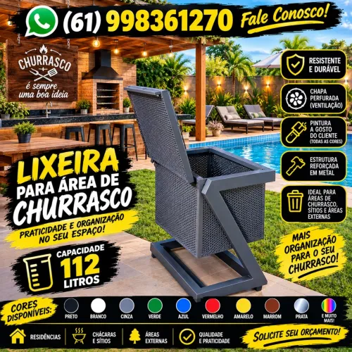 Lixeira industrial