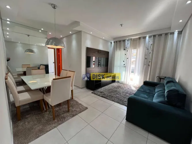 Apartamento com 2 dormitórios para alugar, 85 m² por R$ 3.600/mês - Vila Gonçalves - São B