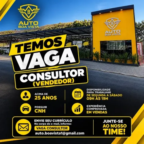 Consultor de Vendas de Veículos - Barra Mansa