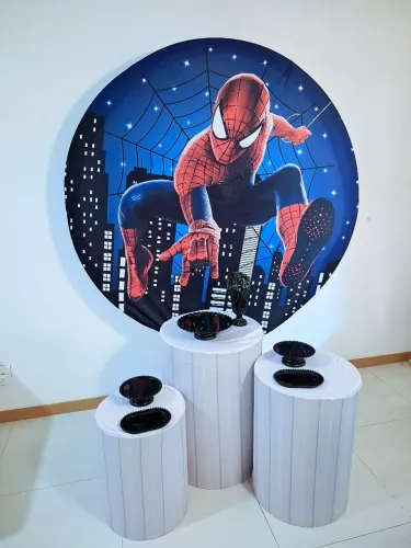 Homem aranha decoração pegue e monte