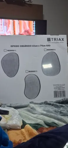 Espelho para parede Triax 64 x74 cm GEO