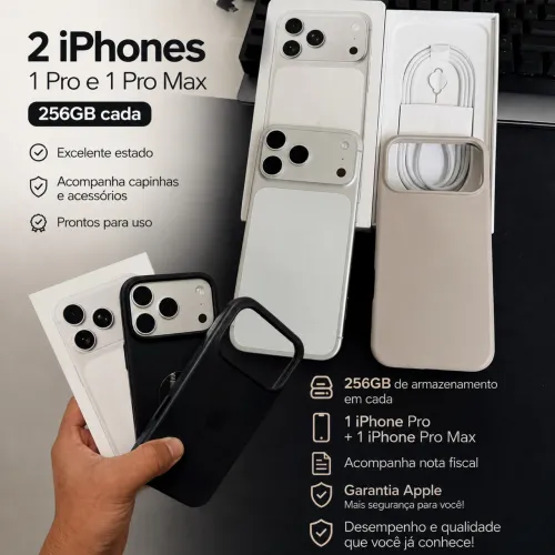 2 iPhones 17Pro/Max - 256gb
