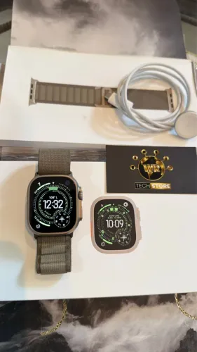 Apple Watch Ultra 3 - Natural Titânio Semi novo em estado perfeito