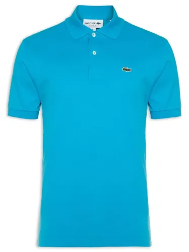 Camisa Polo Lacoste Classic Fit Original - Azul - Tam. 5 (G)