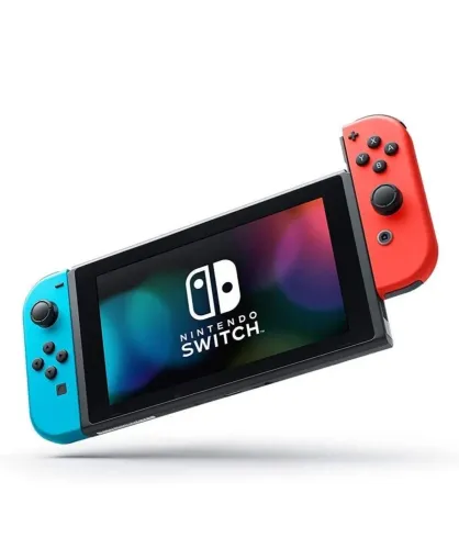 Nintendo Switch V2 Desbloqueado 128 GB com caixa + controle LinYvo KS42 com caixa