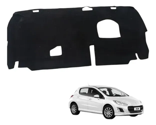 Carpete Assoalho Porta Malas Peugeot 307 Allure 2.0 2013 Preto