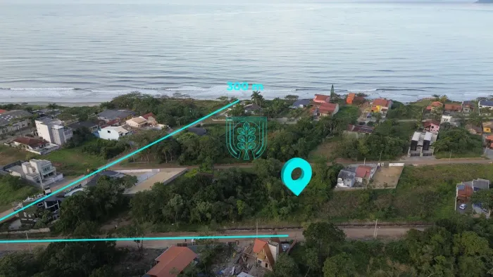 Terreno à venda, 375 m² por R$ 295.000,00 - Rosa dos Ventos - Itapoá/SC