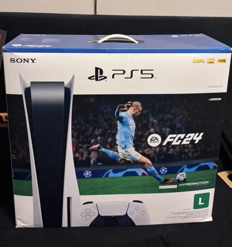 Playstation 5 na caixa 